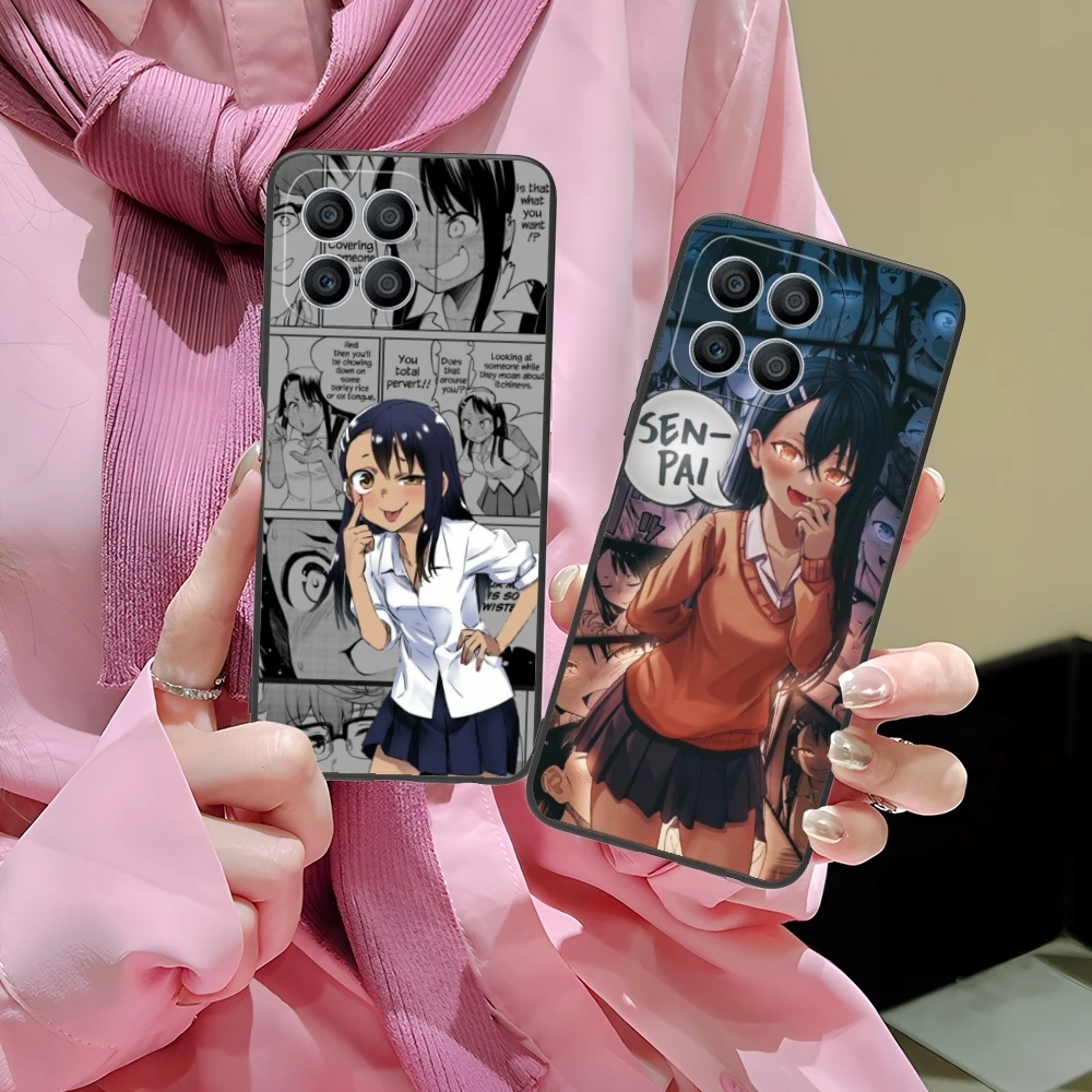 Hayase Nagatoro Anime Mobile Cell Phone Case for Huawei Honor 90 80 70 60 50 30 20 10 9 8 7 Pro S SE Lite 5G Black Cover Shell