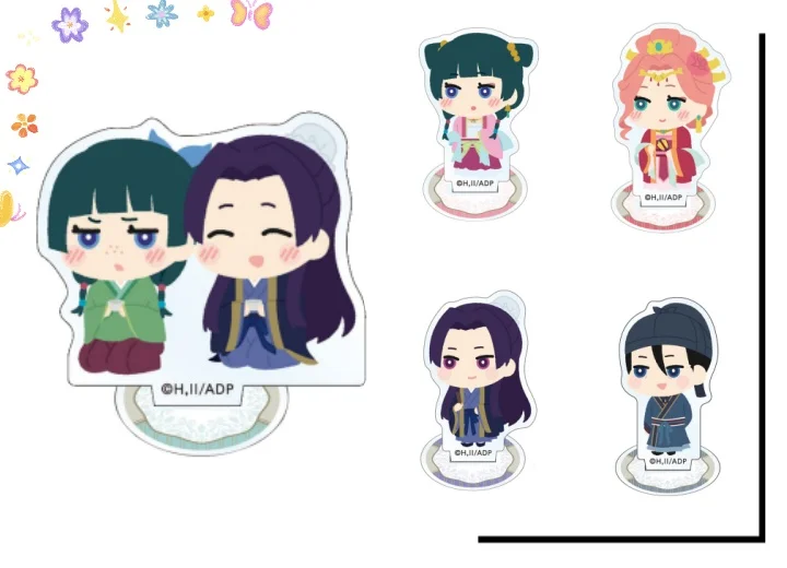 

Hot Anime Kawaii The Apothecary Diaries Acrylic Signboard Model 10CM Desktop ornament Fan gift