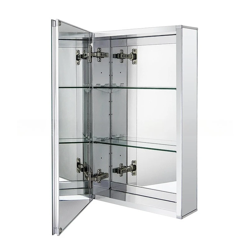 Bathroom Mirror, Storage Cabinet, Aluminum Alloy Storage, Hanging Cabinet, Separate Mirror Cabinet, Bathroom Wall-mounted Type