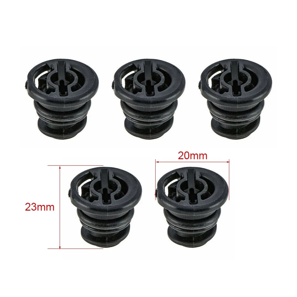 10pcs 06L103801 Engine Oil Drain Plug Screw CAP Sump Pan Nut Bolt Black for New Audi A4L/Q5 Volkswagen Golf Passat