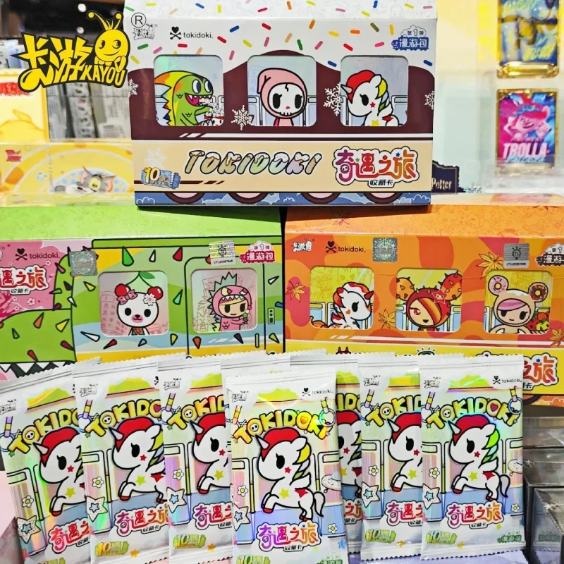 New Genuine KAYOU Tokidoki Cards Tokidoki Unicorn Adventure Journey Series Vol.1 Wandering Pack Anime Collection Card Toy Gifts