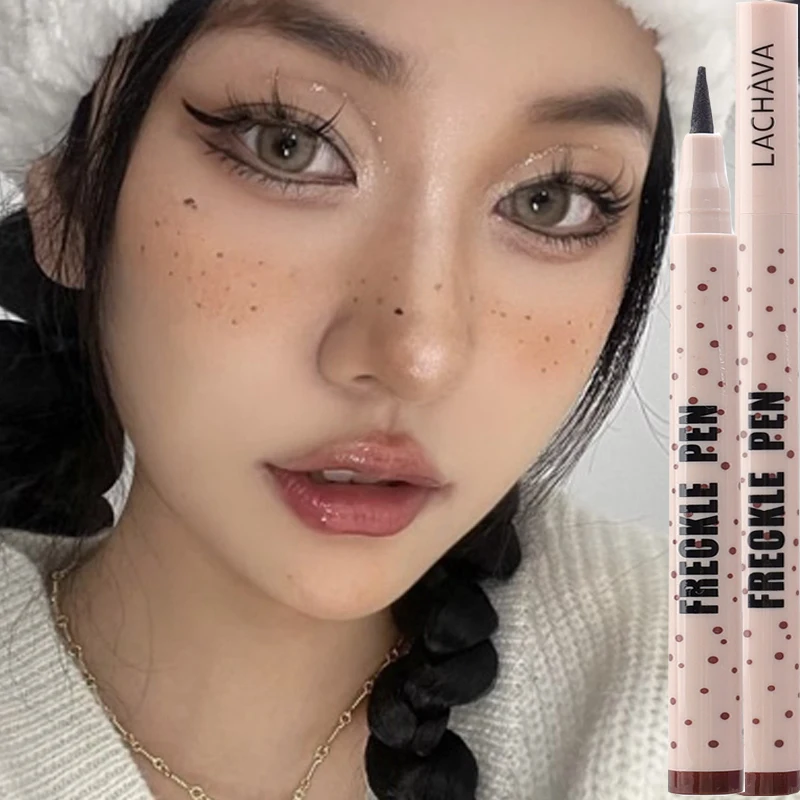 Lasting Face Fake Tear Mole Pen Black Red Natural Lifelike Freckle Stamp Pencil Waterproof Dot Spot Pen Korean Makeup Cosmetics