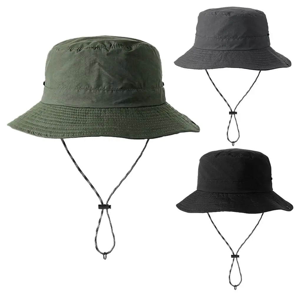 Outdoor Bucket Hat Upf50+ Summer Wear-resistant Splashproof Anti-uv Foldable Breathable Fishing Hat For Women Men 낚시모자