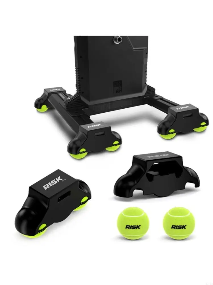 

Bike Trainer Rocker Plate Base Shock Absorbing Feet Set for Indoor Cycling