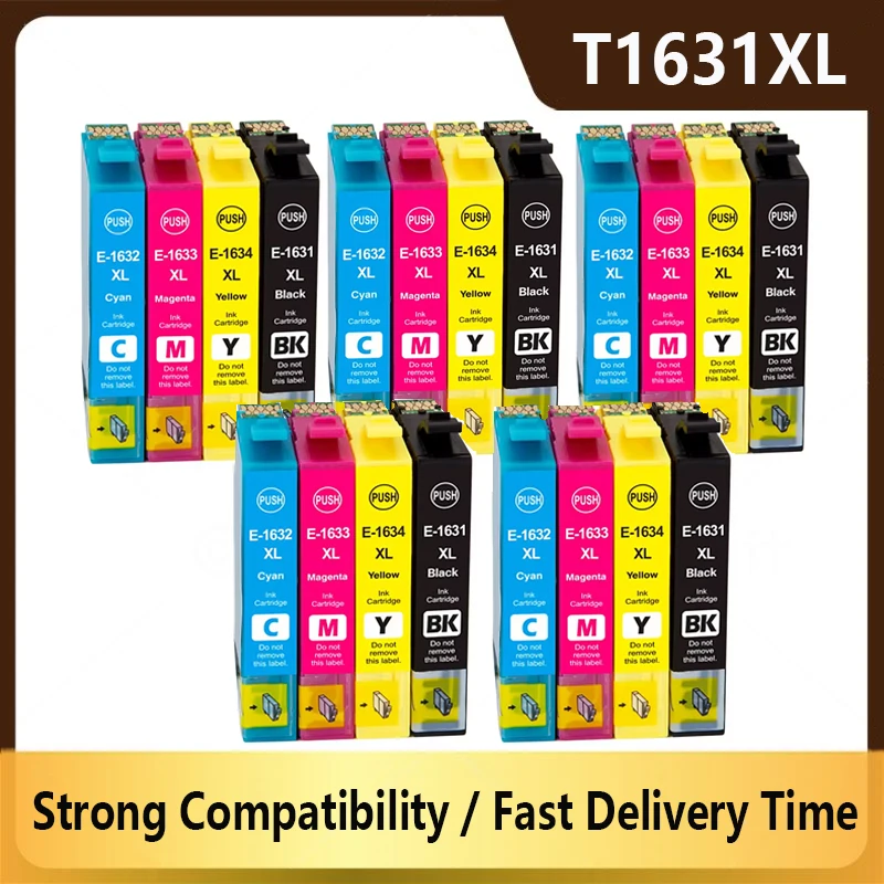 16XL T1631 - T1634 T1631 T1634 Compatible ink Cartridge for Epson WorkForce WF 2010 2540 2750 2510 2520 2530 2760 Printer