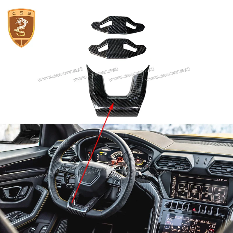 CSSYL Newest Dry Carbon Fiber Paddle Shifter For Lamborghini URUS OEM SHIFT PADDLE Replacement Part Modification Auto Styling