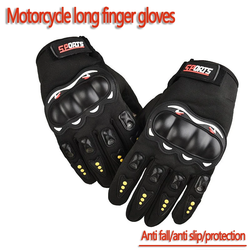 

Motorcycle Full-finger Gloves Breathable Protection Touch Screen Sports Bike Motocross Cycling Racing Riding Glove For Men Women