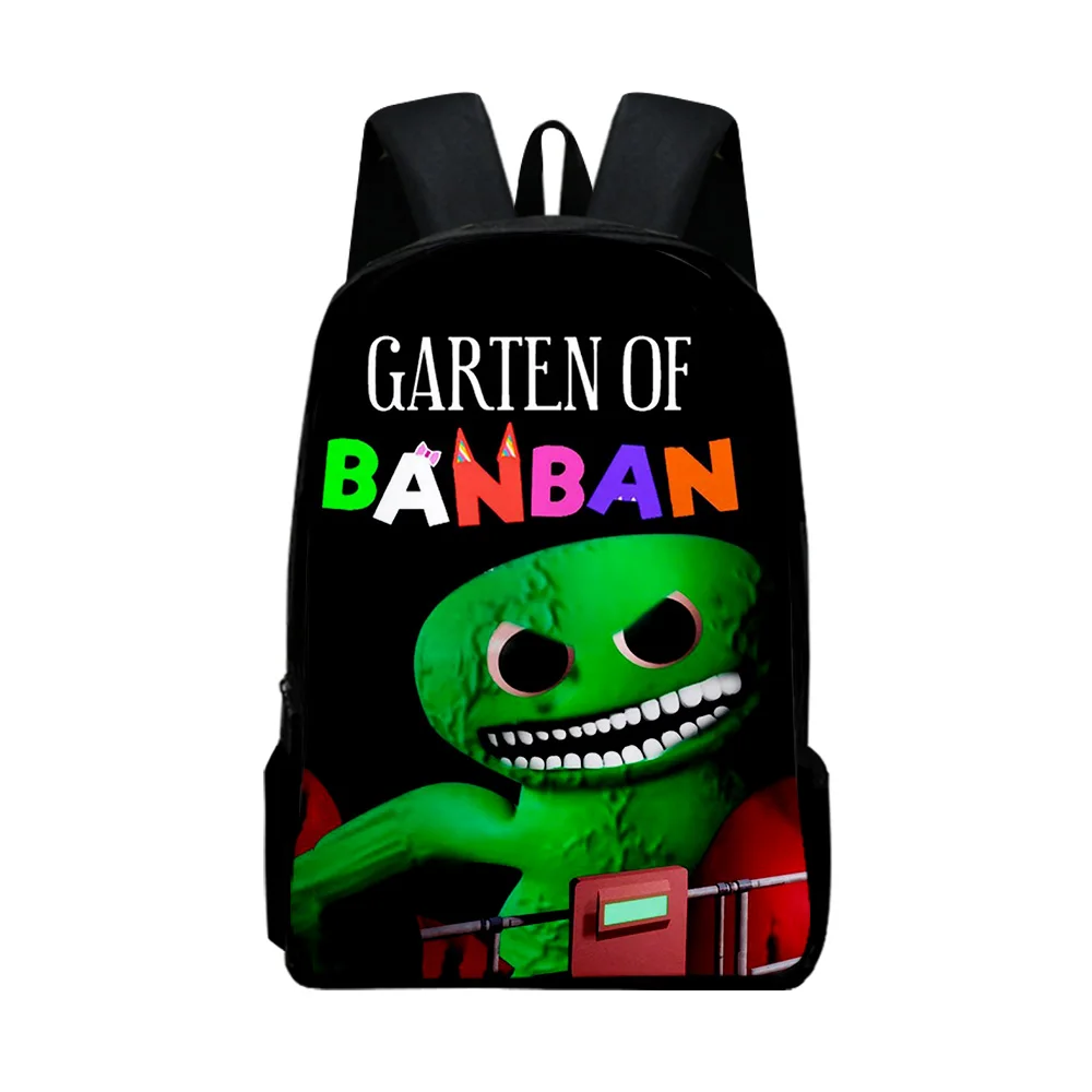 Imagem -06 - Print Oxford Mochilas Impermeáveis para Meninos e Meninas Bolsas Escolares para Alunos Garten of Banban Caderno Harajuku Novidade 3d