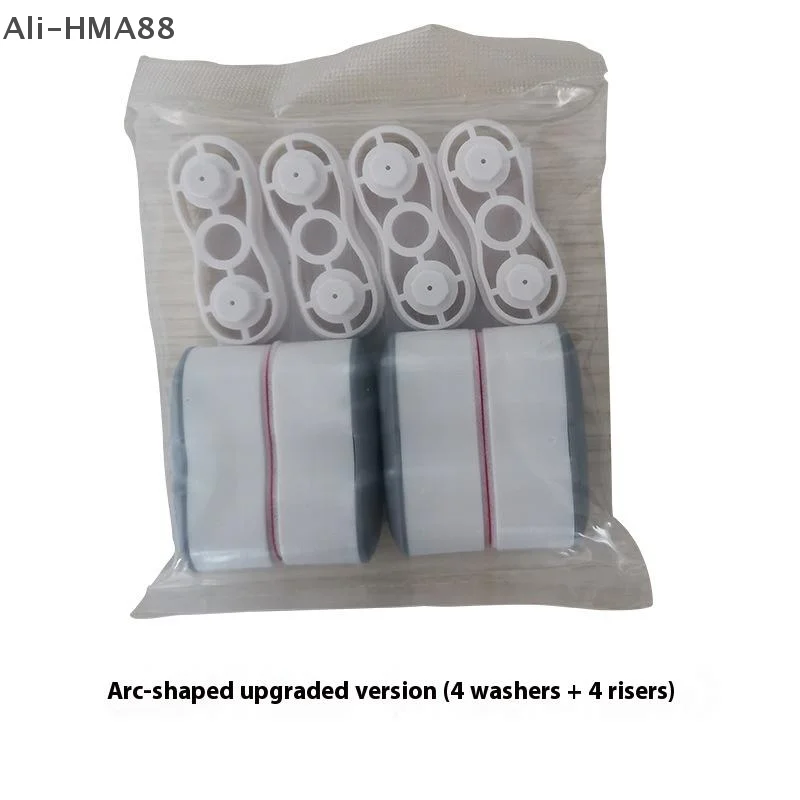 (YY)8/4Pcs 2025 New Universal Bathroom Toilet Seat Protector Pads Non-Slip Strong Adhesive Cushion For Bidet Elderly&Pregnancy