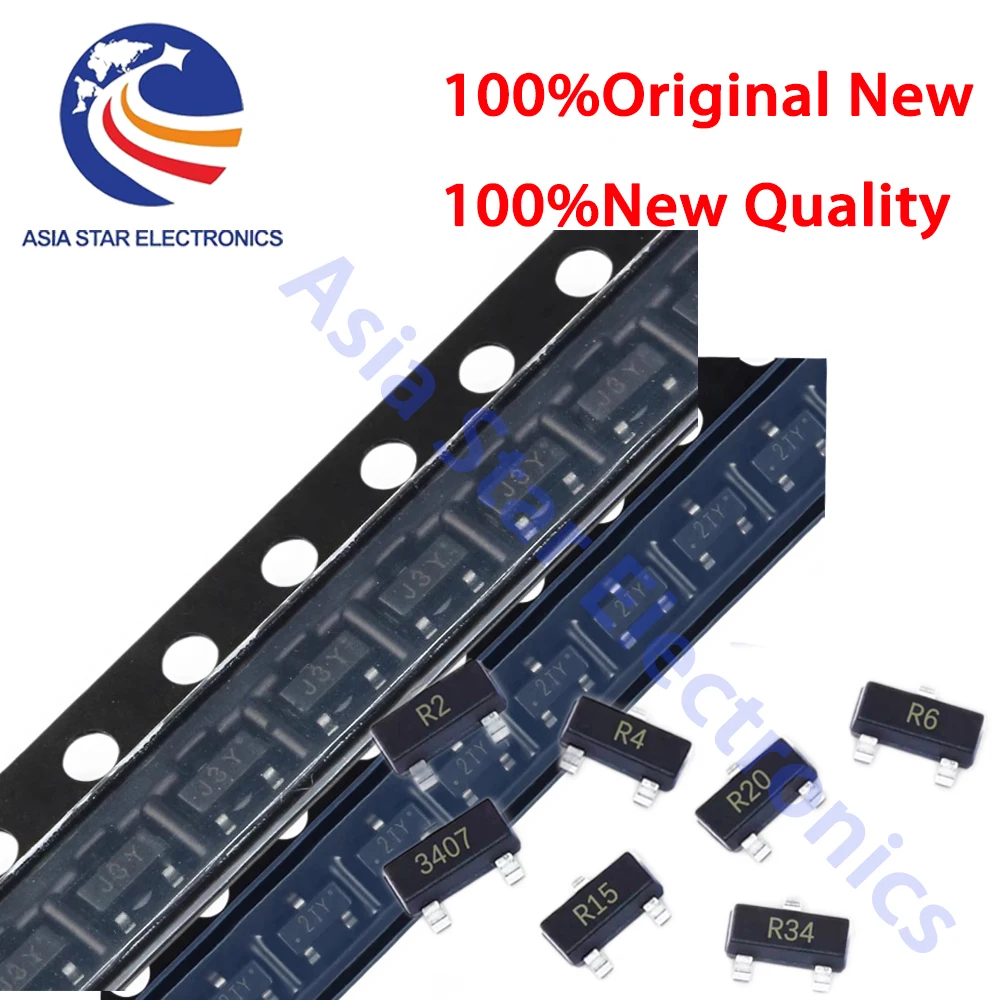 50PCS SI2302 SI2307 SI2301 SI2305 SI2306 SOT23 SI2300 SI2304 SI2308 SI2309 SI2303 SOT-23 N-channel field-effect transistor