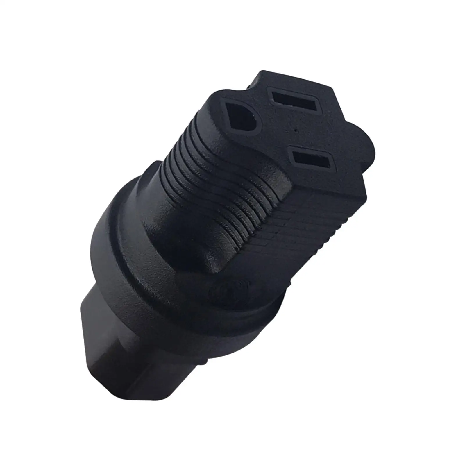 휴대용 난연성 전원 어댑터 컨버터, IEC320 C14-NEMA 5-15R, 3 핀