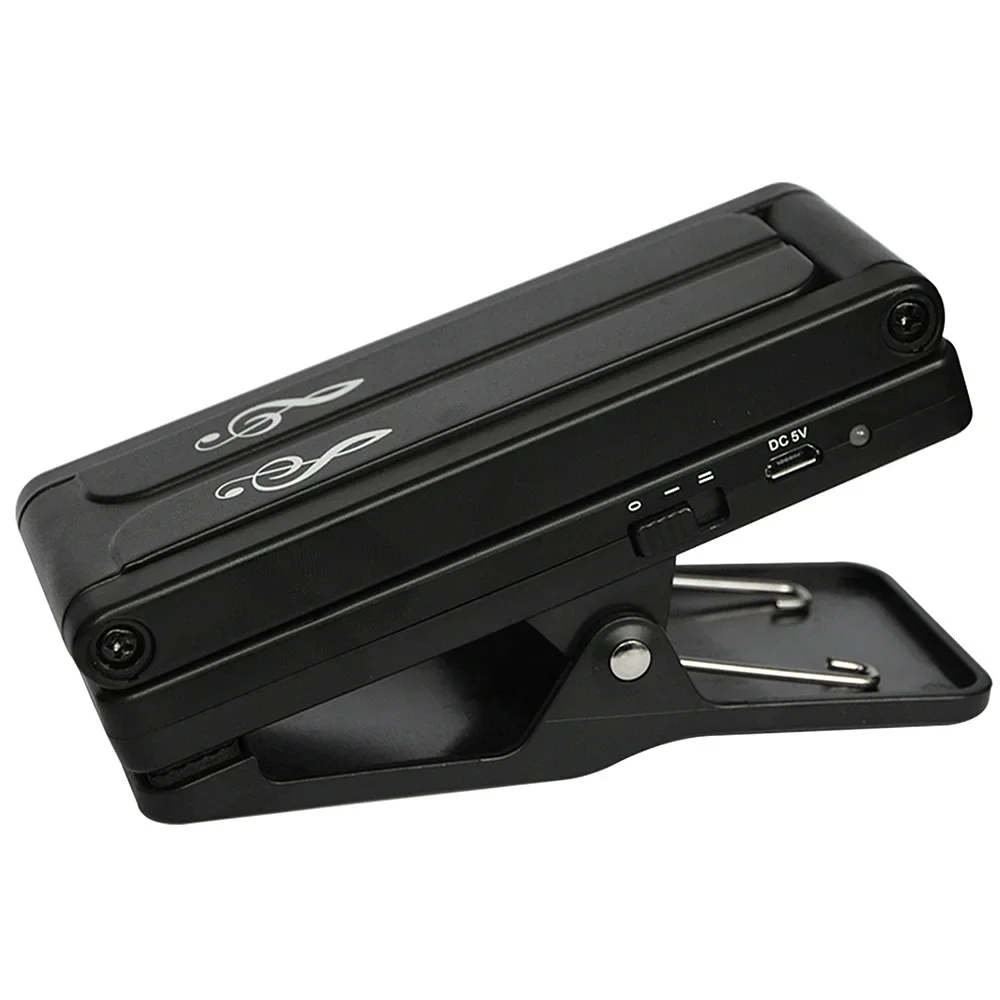 أروما حامل الموسيقى مشبك الضوء على ورقة LED القابلة لإعادة الشحن قراءة مصباح USB ورقة الموسيقى ضوء المرحلة العالمي المحمولة LED الخفيفة #3