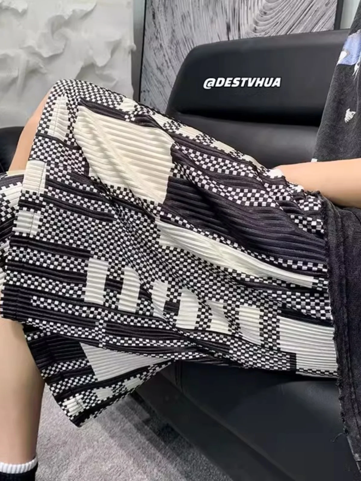 

Мужские летние шорты Fat Brother больших размеров из ледяного шелка 300 Pou: тонкий, модный дизайн, премиум-класс, эффект высокого качества, 5-дюймовые.