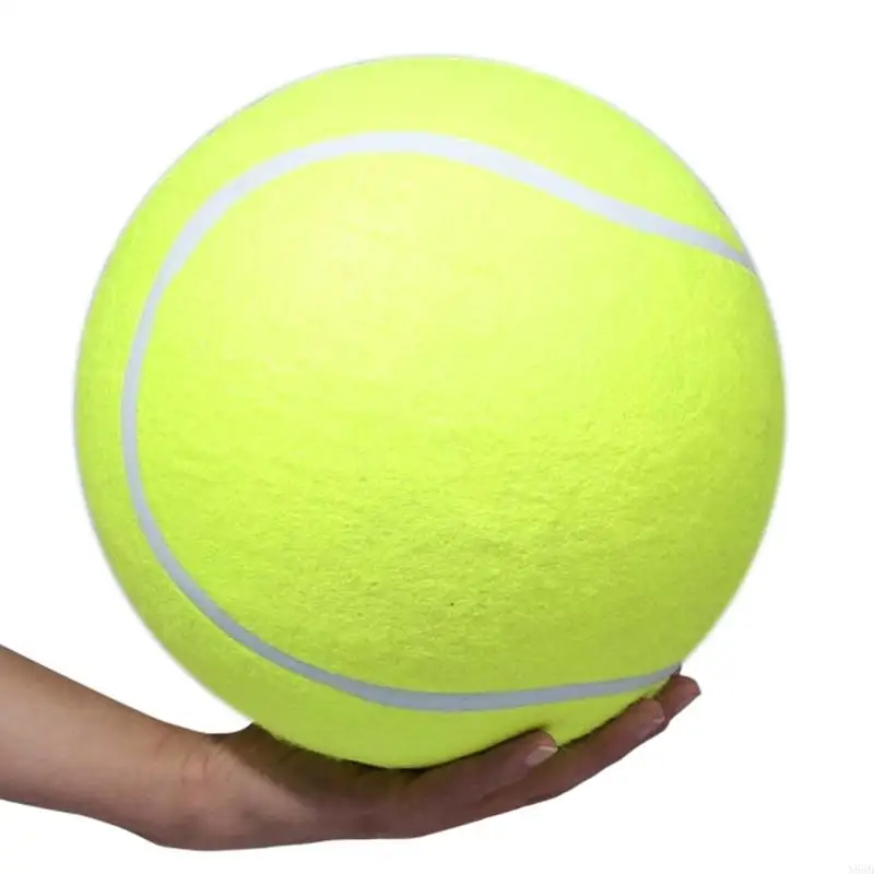 N58B Dog Toy Toy Tennis Ball Pet Training Opblaasbaar Oversized voor gigantische rubberen tennisbal