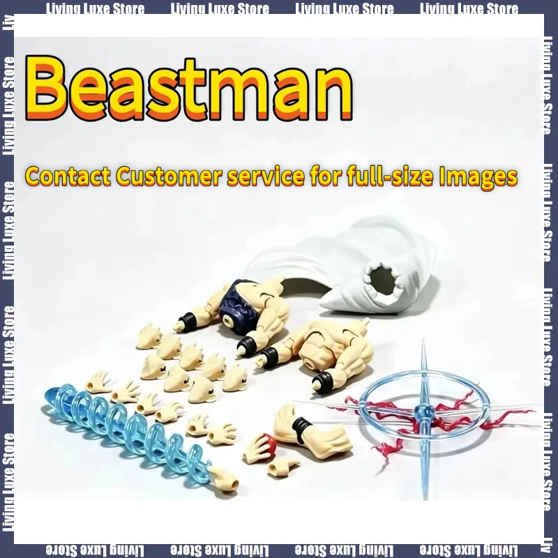 Juego de piezas de repuesto para figuras de acción de Beastman, accesorios especiales, piezas adicionales para las manos y el cuerpo, modelo de juguete coleccionable personalizable.