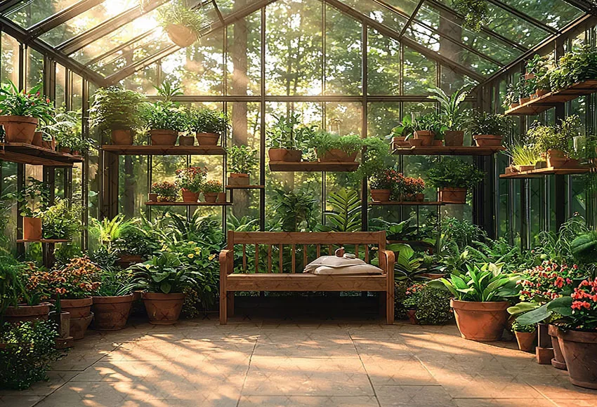 Mehofond-Arrière-Plan de Photographie pour Studio Photo, Scène de Printemps, Chambre à Fleurs, Jardin de Plantes, Décor de Portrait de ixd'Anniversaire pour Enfants