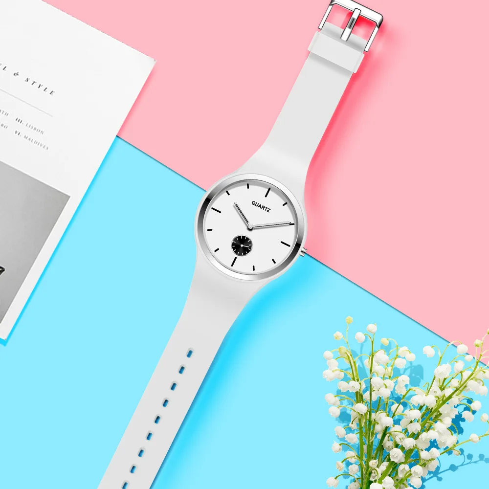 UTHAI CQ242 Спортивные мужские часы, повседневные студенческие часы, водонепроницаемые светящиеся кварцевые часы, модные часы в подарок