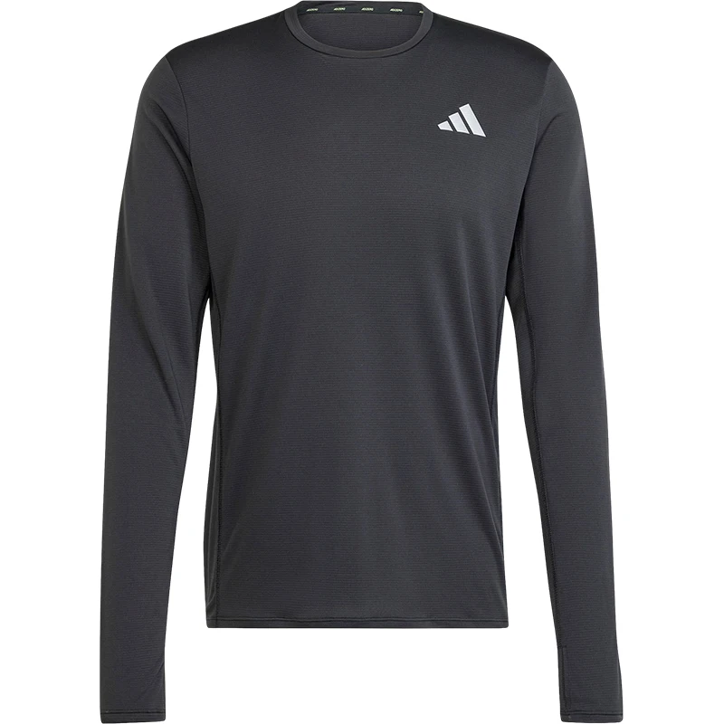 أديداس الرسمية حقيقية جديدة للرجال تشغيل الرياضة عارضة جولة الرقبة طويلة الأكمام تي شيرت JD1742