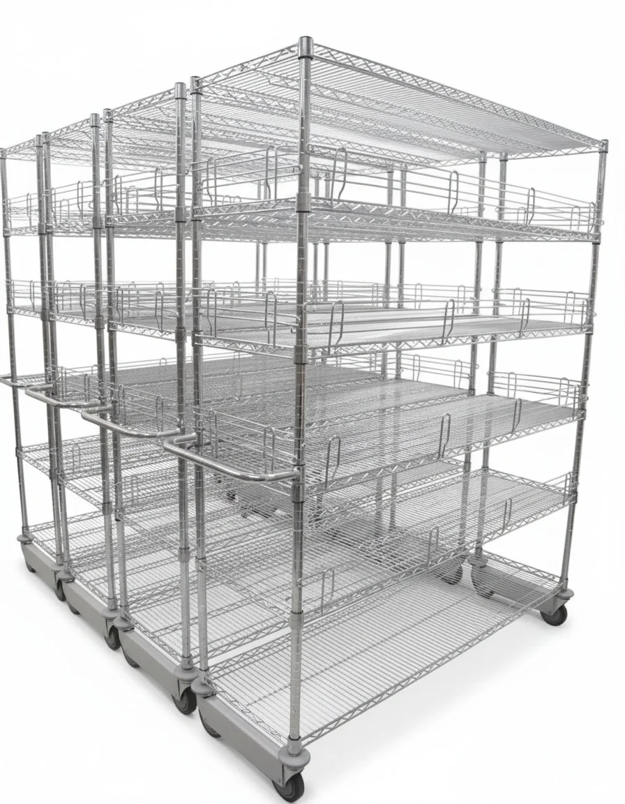 

Проволочные стеллажи для хранения, усиленные, из нержавеющей стали 304/201, высота 2100-2200 мм, ширина 610-1830 мм
