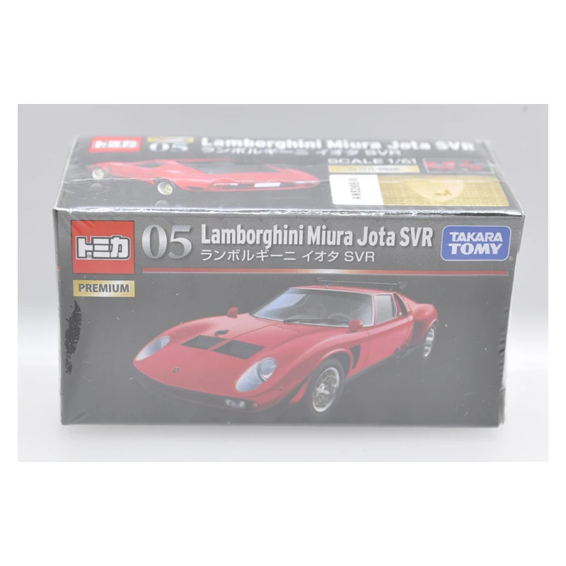 TAKARA TOMY TOMICA DIE CAST MODEL  PREMIUM 05 LAMBORGHINI MIURA JOTA SVR