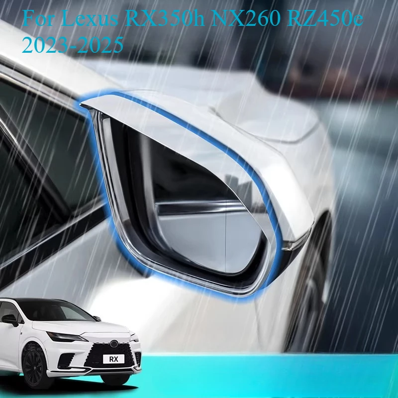 

Накладки на зеркала заднего вида (защита от дождя) для Lexus RX350h NX260 RZ450e 2023-2025