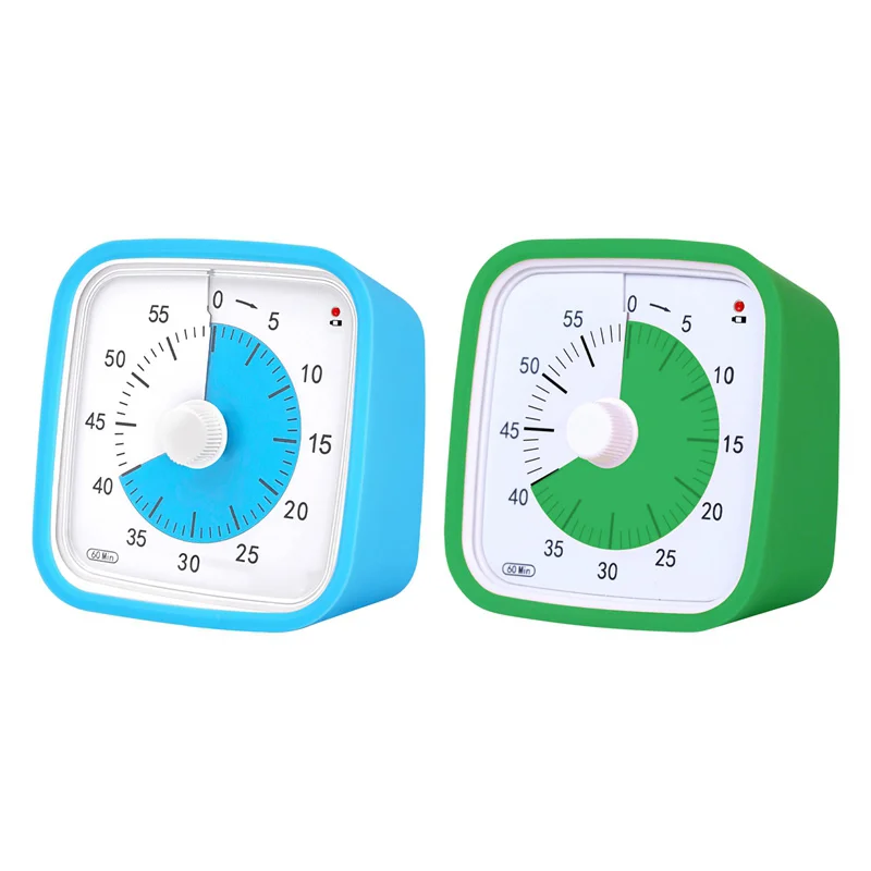 

Children Student Study Manual Visual Timer Alarm Clock Kitchen Timer With Protective Cover Time Manager