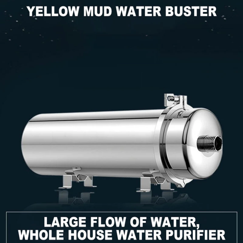 304ステンレス鋼タップ浄水器、中央家庭用フィルター、家全体の正面、3500jk