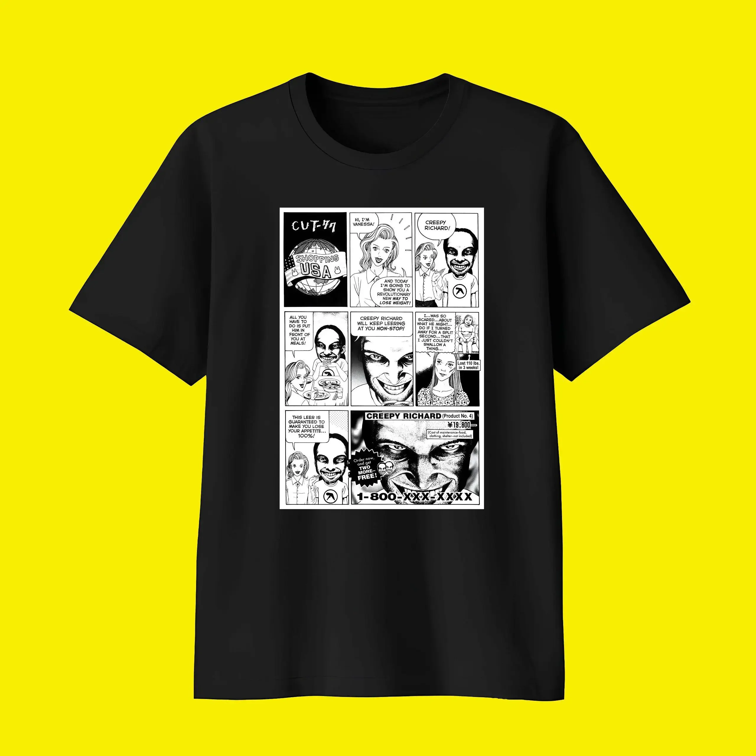Vintage Style Aphex Twin T Shirt Men Woman Clothing