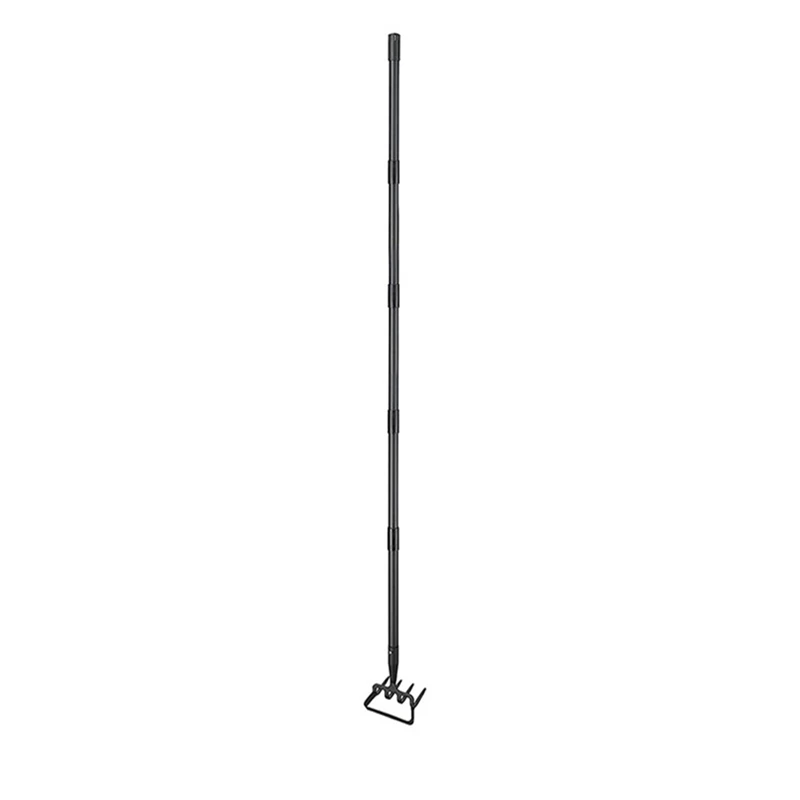 Garden Hoe- 62 Inch Long Stirrup Hoe Garden Tools Cultivator For Weeding, Heavy Duty Garden Hoe With Adjustable Handle