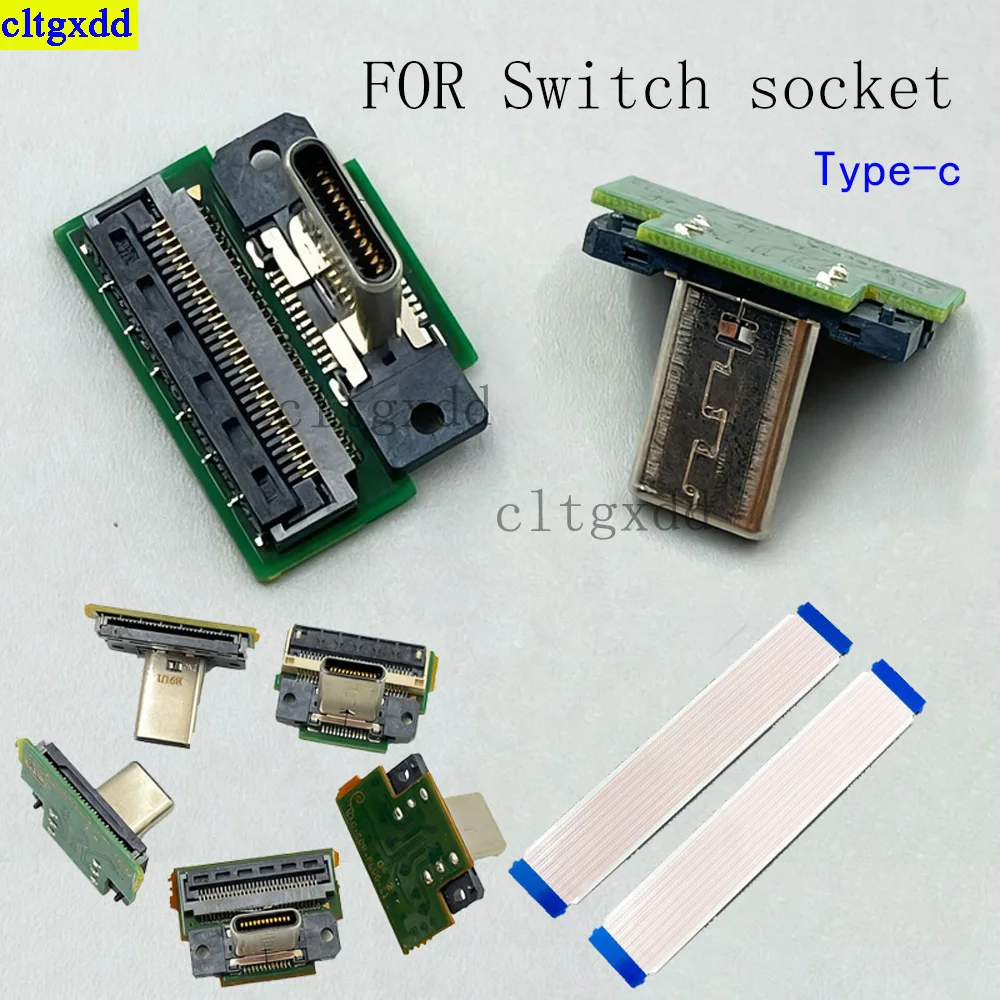 Cltgxdd 1 peça para console de jogos ns switch tipo-c interface doca de carregamento acessório de cabo de tomada de transmissão