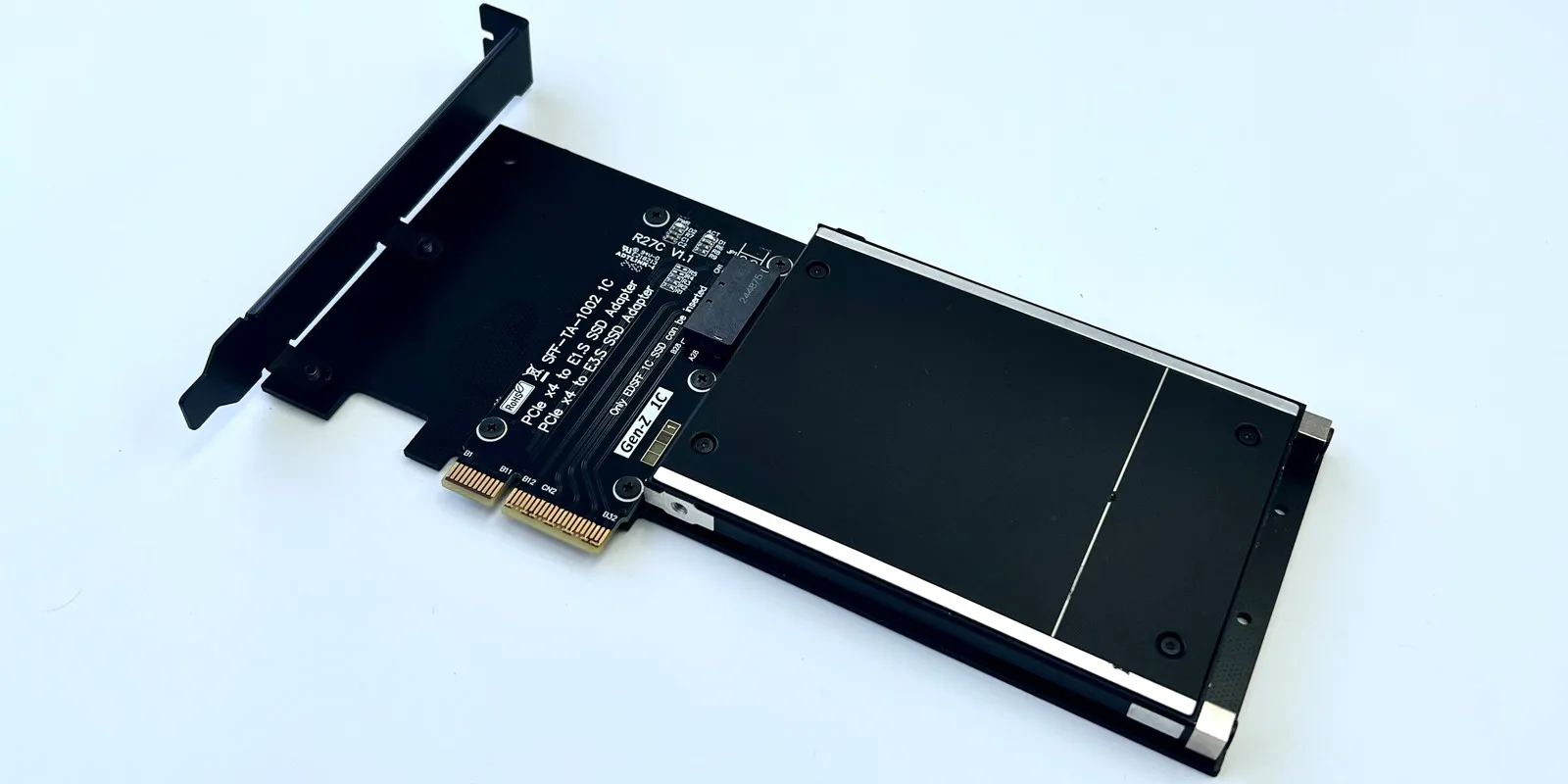 ADT PCIe 5.0 X4 zu U.2 SFF-8639 / U.3 SFF-TA-1001 / E1.S E3.S SFF-TA-1002 Adapterkarte PCI-E Gen5 X4 zu U.2 U.3 SSD-Erweiterung – Detail 23