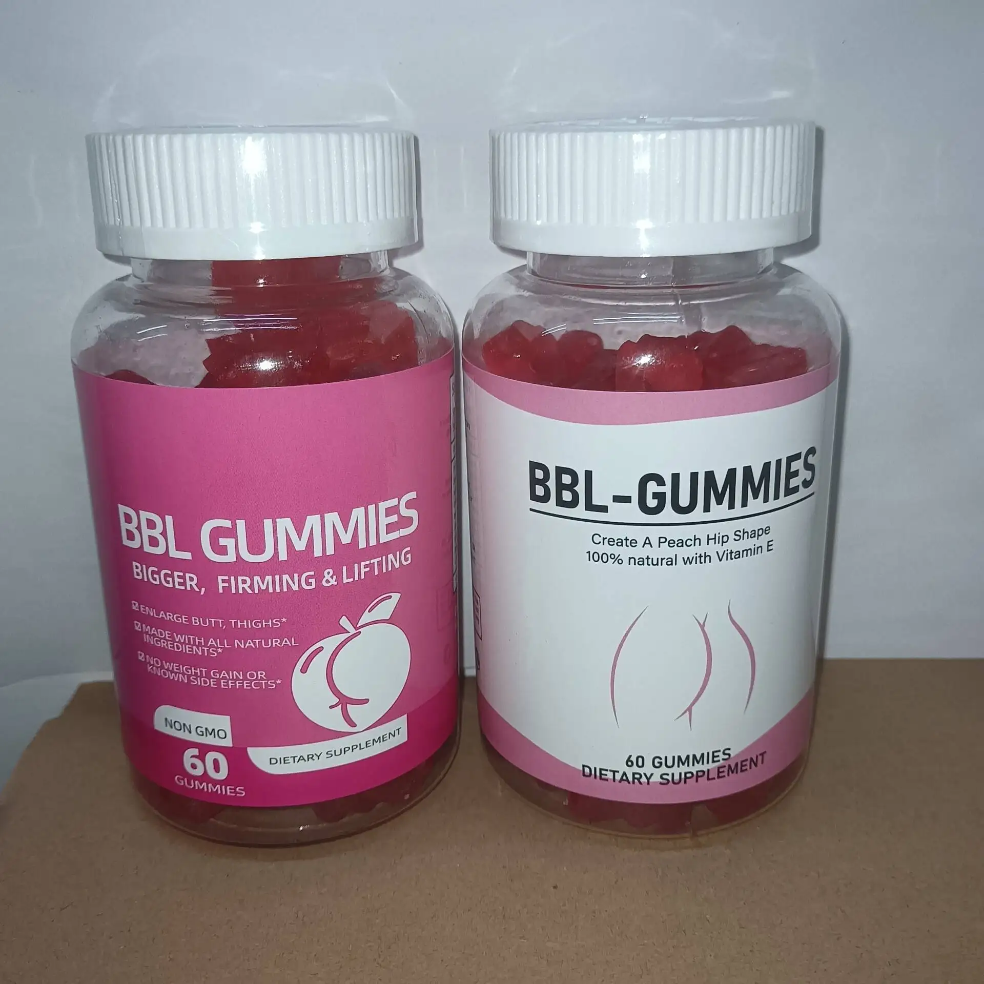 2 bottles of BBL gummie dietary supplement to enhance hip health food