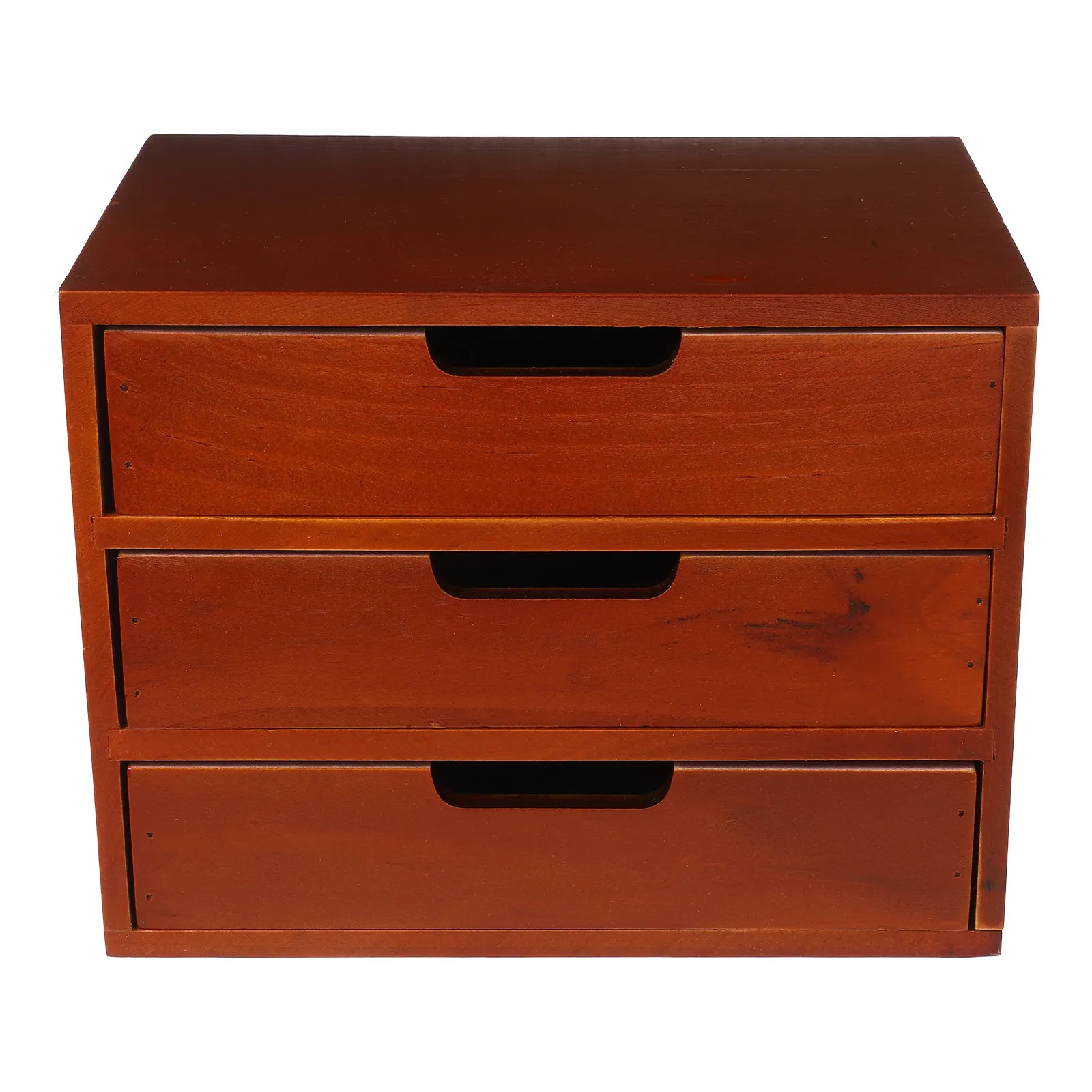 Multilayer Wooden Storage Box Desktop Organizer for Cosmetics Jewelry Office Supplies Desk Drawer Organizer Large Capacity Wood
