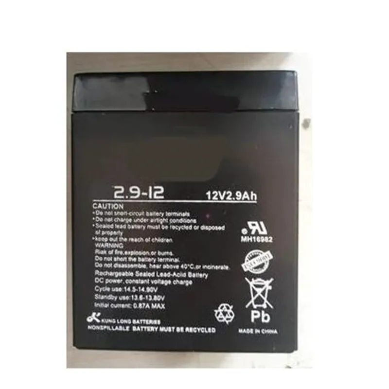 

12V 2.9AH VRLA Lead Acid Rechargeable Battery For Speaker Instrument Medical Equipment Power System