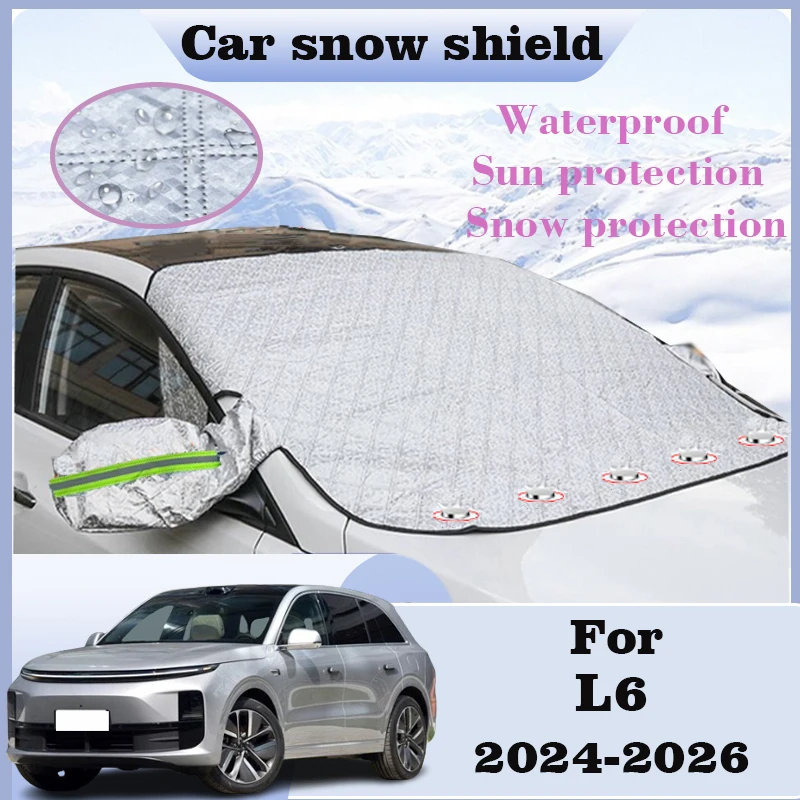 Auto Sunshades For Lixiang Li L6 2024 2025 2026 Car Snow Cover Sun Visor Windshield Covers Sunshade Dust-proof Cars Accessories