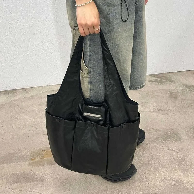 GAINNY Vintage Large Capacity Tote Bag Women Luxury Designer Shoulder Bag 2024 Autumn Winter Fashion Handbag Commuting Travel