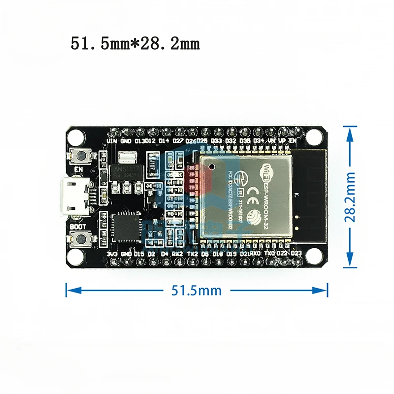 ESP-32 scheda di sviluppo WIFI + Bluetooth 2 In 1 CPU Dual-core basso consumo energetico ESP32 ESP-32S 2.4 GHz