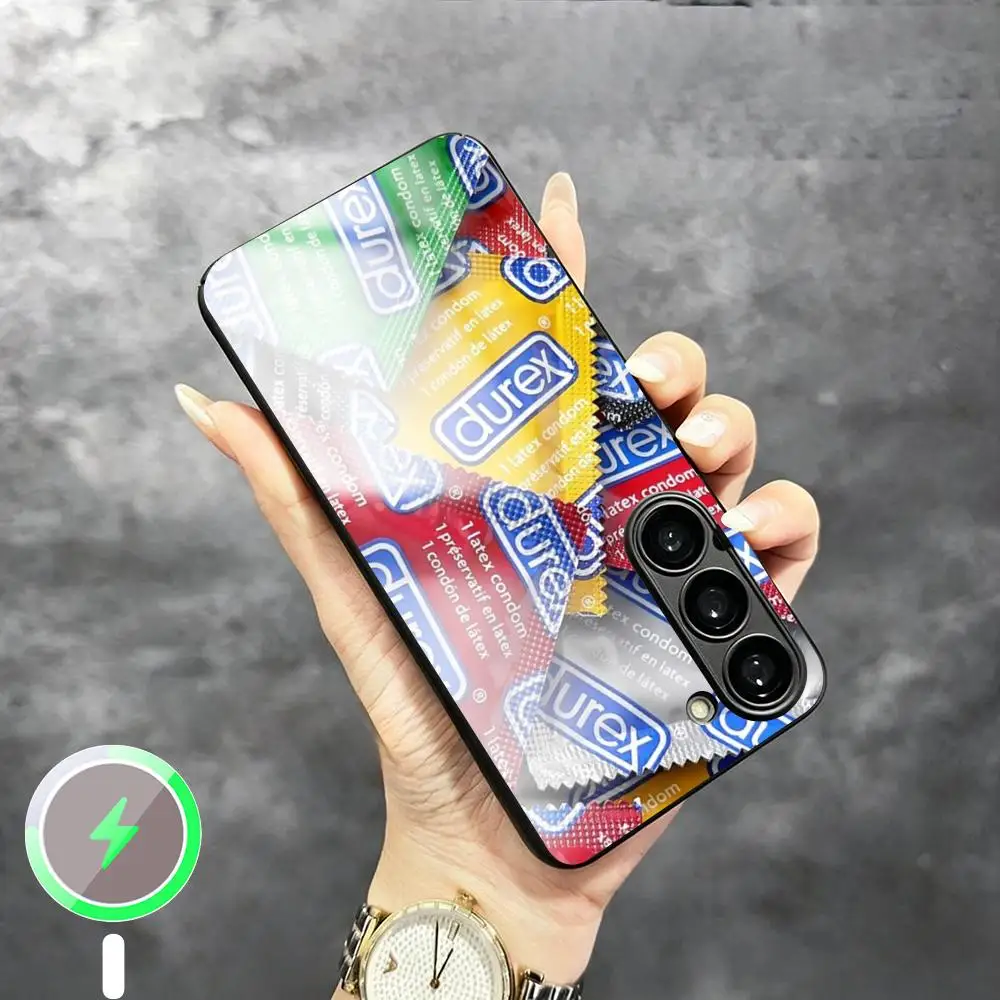 Funny ins D-dure-xs Phone Case For Samsung S26 S25 S24 S23 S22 S21 Plus Ultra Note Glass Magnetic Case