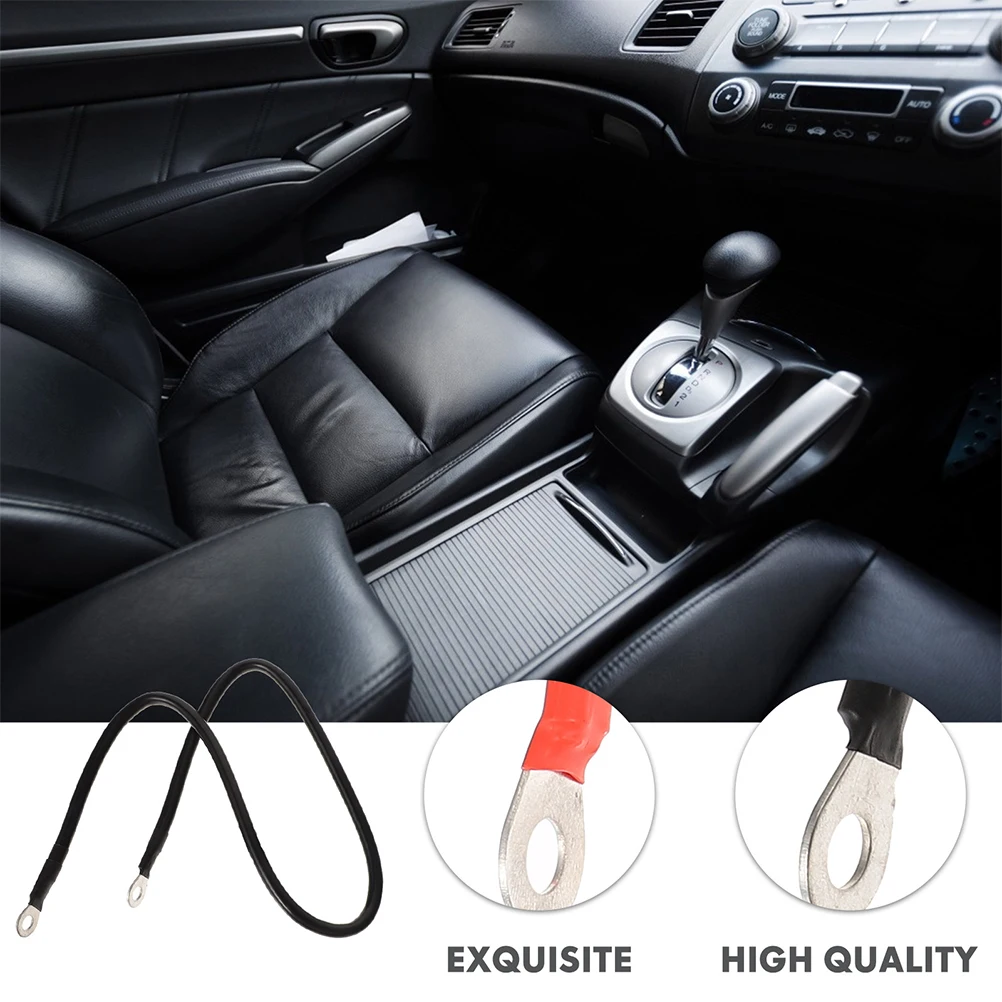 

1 Pair 6 Gauge Cables Copper Core Car Cable Replacement For Solar Panel Inverter Motorcycle Marine Rv Automotive