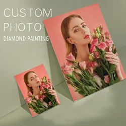 RUOPOTY Custom Diamond Painting Kit fai da te Diamond Art Photo personalizza la tua immagine regalo personalizzato per la decorazione della parete di casa