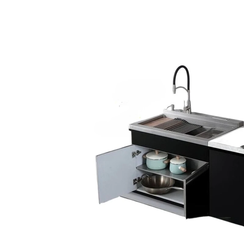 

Integrated sink dishwasher, integrated embedded, disinfection cabinet storage, household large capacity