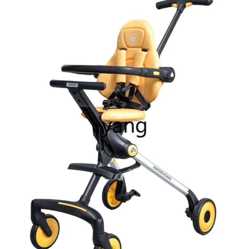 

CX Walk the Children Fantstic Product Baby High Landscape Stroller Portable Foldable Can Sit and Lie