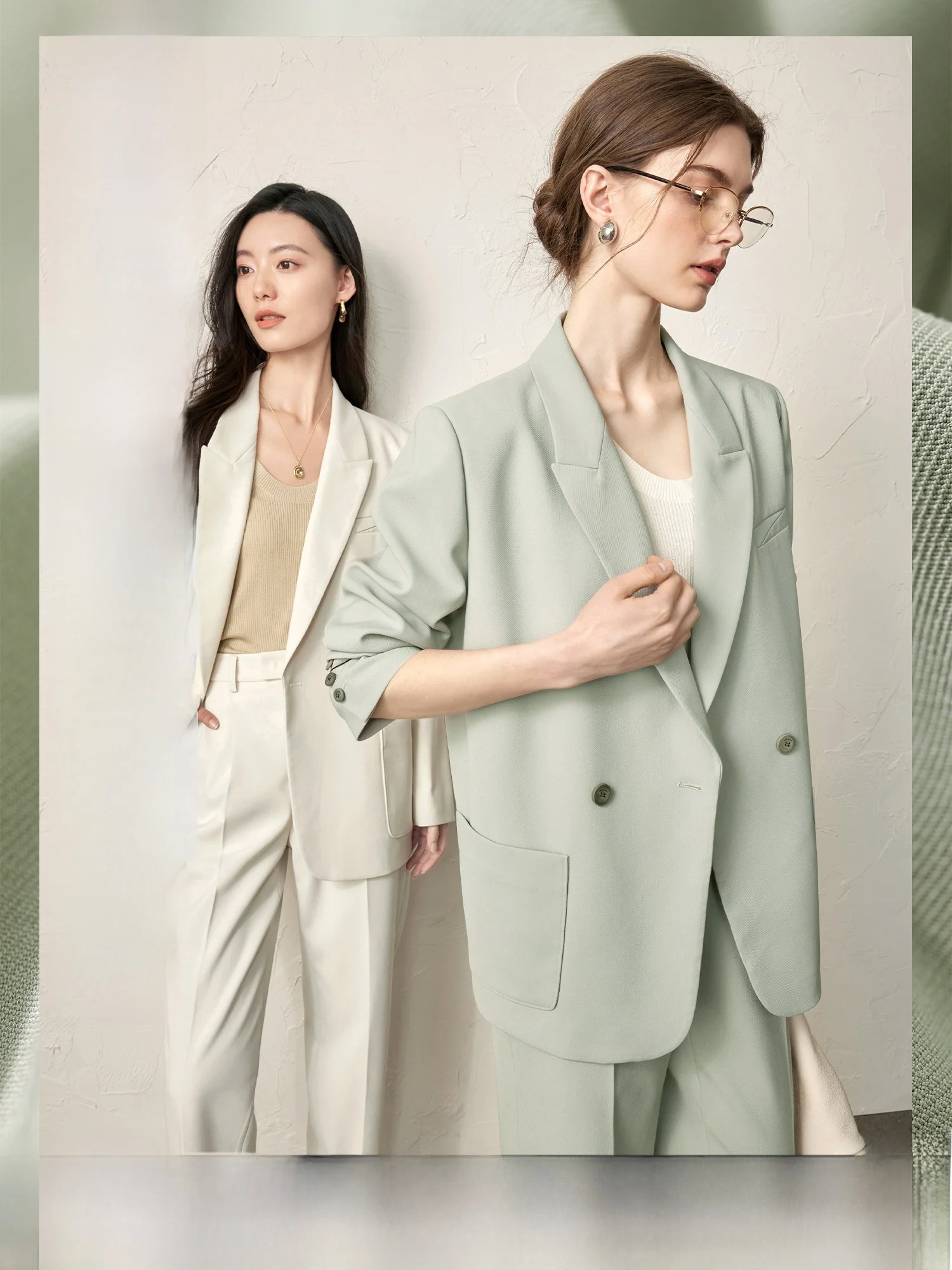 

Easy to Manage Commute Set Women's Faion Spring Outfit ort Skirt Suit Pants Long Sve Four Piece Set Pumpkin Valley Brand