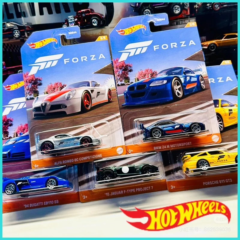 Hot Wheels Auto Forza Bmw Z4 M Motorsport Alfa Romeo 8c Competizione 1/64 Metalen Gegoten Model Collectie Speelgoed voertuigen Gdg44 Gift