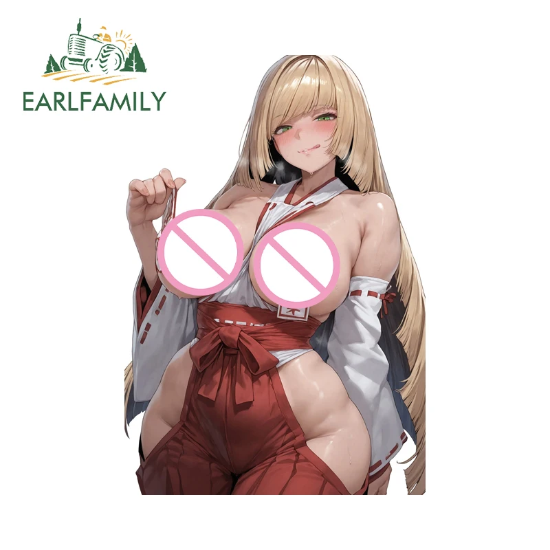 

EARLFAMILY Lusamine японское аниме девушка автомобильные наклейки красивая аквафилба устойчивые к царапинам наклейки солнцезащитный крем внешние аксессуары