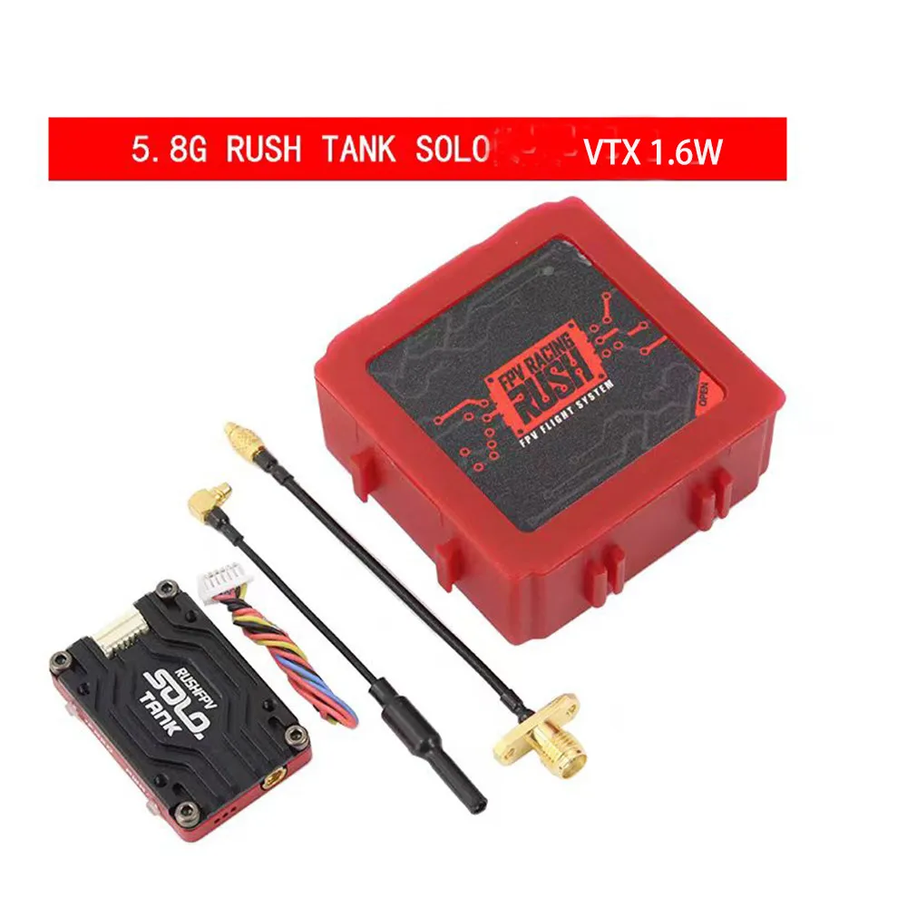 RUSH FPV RUSH TANK SOLO 5.8G VTX 48ch/37ch 1.6W microfono regolabile 2-6S per FPV a lungo raggio