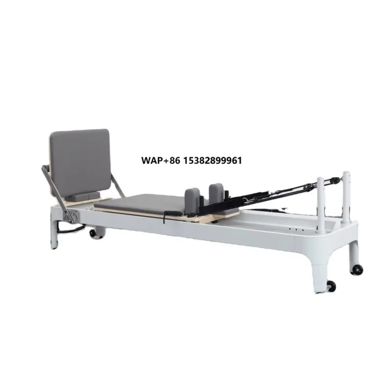 New White Black Multifunctional Pilates Core Training Reformer Aluminum Pilates Reformer