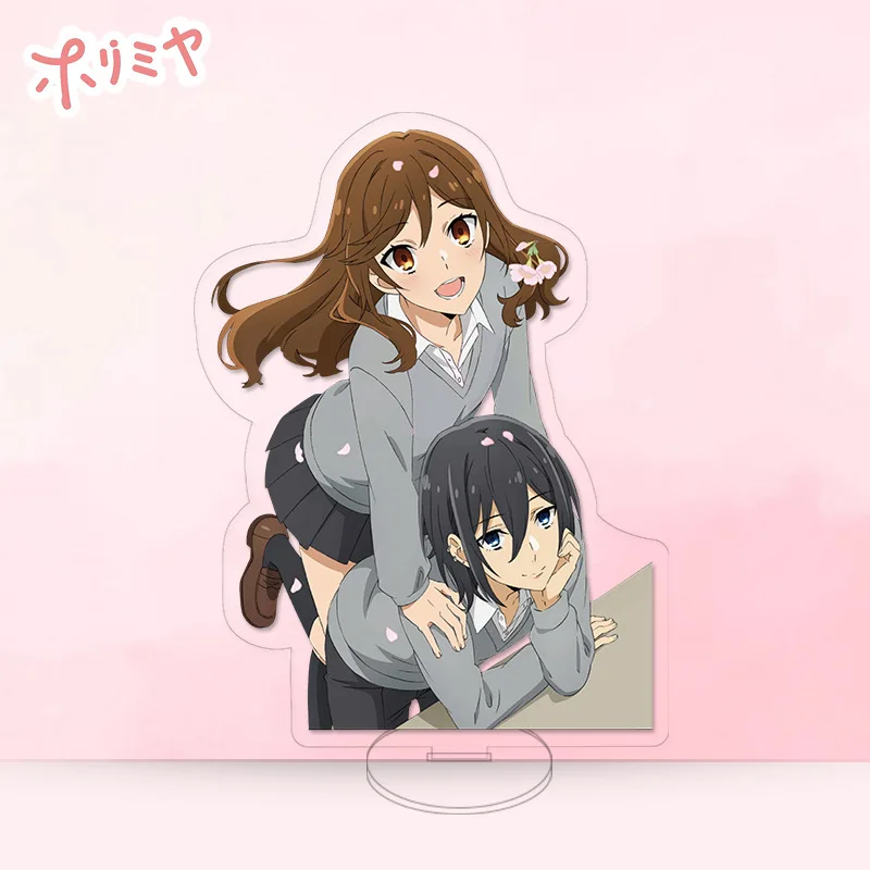 Japan Anime Horimiya Acrylic Stand Model Plate Keychain Collection Miyamura Izumi Hori Kyoko Figure Standee Desk Decor Cosplay