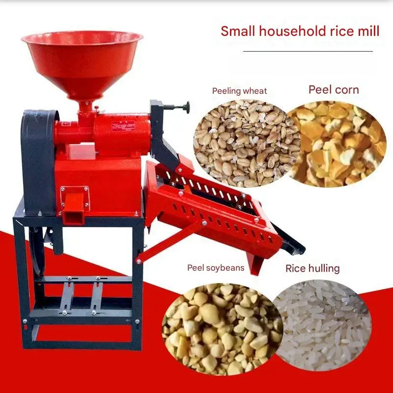 A versatile combination of rice and corn processing for domestic and small-scale industries