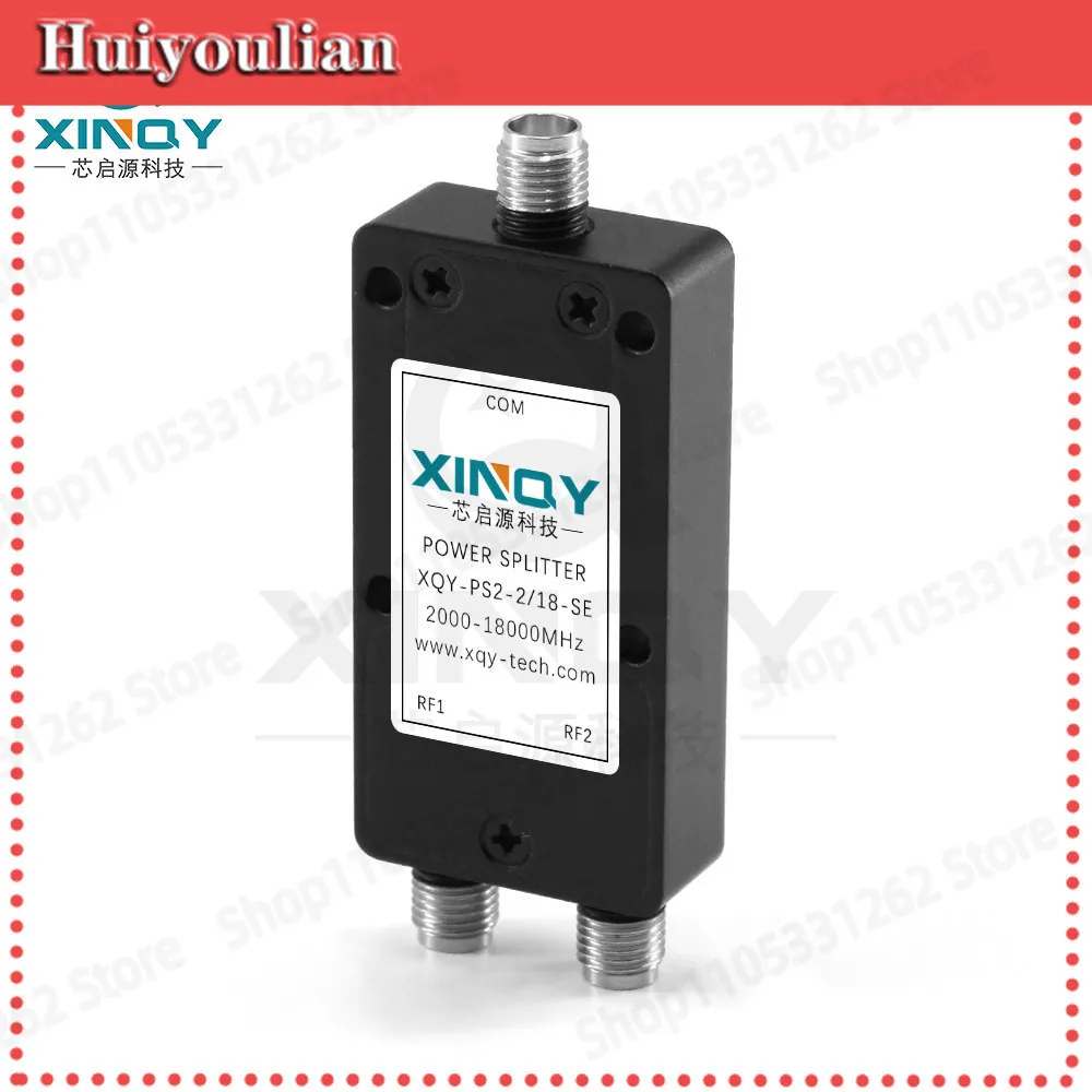 XINQY 2 Way Microstrip Power Divider Combiner 2 to 18GHz for S C X Ku Band Radar Satcom RF Test Grade High Frequency Splitter
